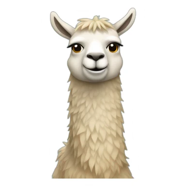 hugging-llama sticker