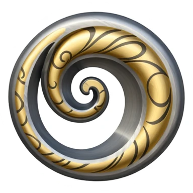 Damascus steel sticker