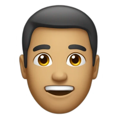 Visage choqué sticker