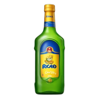 Bottle of Ricard sticker