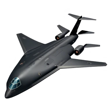 Military Bomber - B-2 Spirit - Northrop Grumman (Model Year: 2021) (Iconic colour: Stealth black) sticker