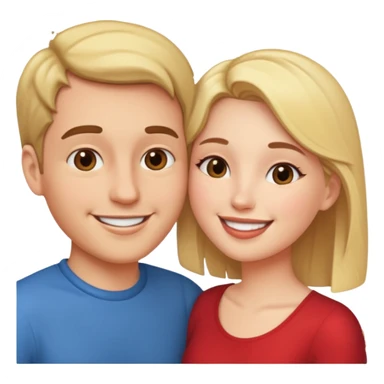 ligth couple kissing sticker