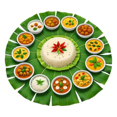 Kerala sadhya sticker