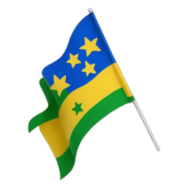 Martinique nouveau drapeau sticker