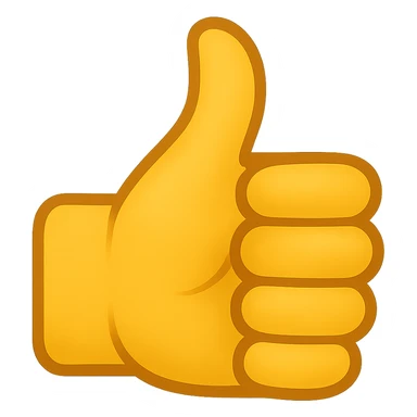 thumbs up emoji sticker