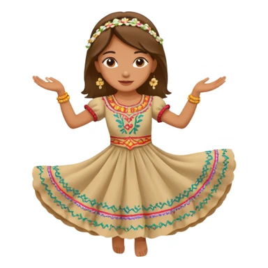 spain girl dance sticker