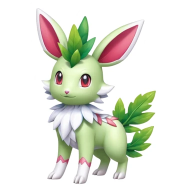 Shiny Exotic Sylveon-Shaymin-Meganium-Hybrid-Creature sticker