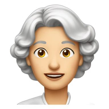 Vieille dame utilisant cookeo sticker