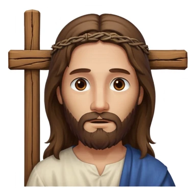 Jesus avec la croix sticker