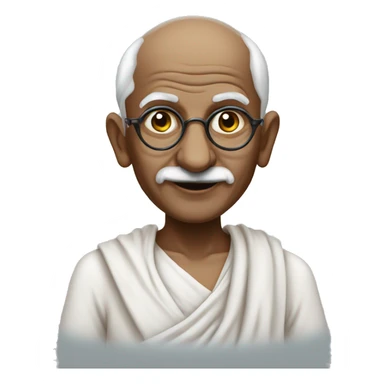 Gandhi sticker