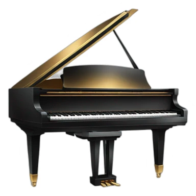 Grand piano sticker