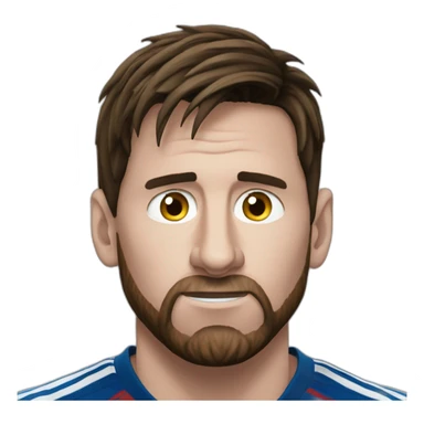 messi doubting sticker