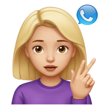 gurl nodding while snapping finger sticker