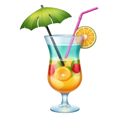 beach cocktail emoji sticker