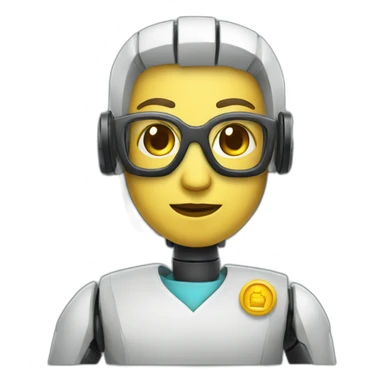 librarian robot sticker