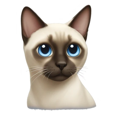 Siamese cat tornado  sticker