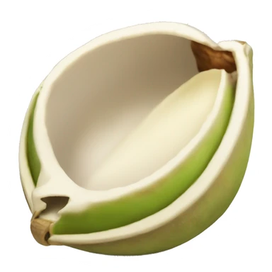 A pistachio shell sticker