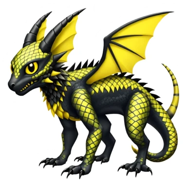 Elektrisk-Fakémon-hybrid-creature (full body)  sticker