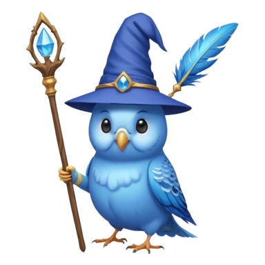 Budgie wizard sticker