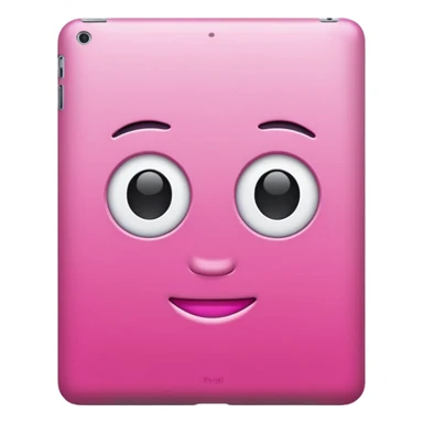 pink ipad  sticker