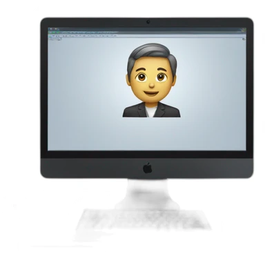 Computer with the video meeting on it sticker