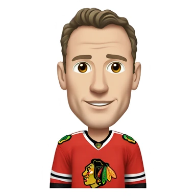 Jonathan Toews all dressed to the nines sticker