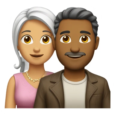 una pareja sticker