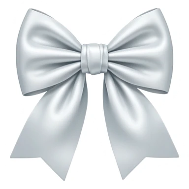 white bow sticker