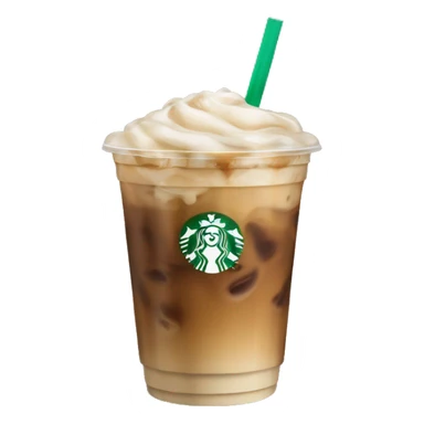 starbucks vanilla iced coffee with no whip sticker
