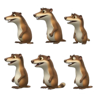 Scrat Ice age sticker