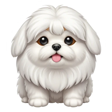 Maltese dog sticker