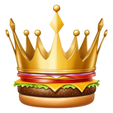 Burger King crown sticker