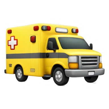 yellow ambulance sticker