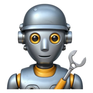 robot mechanic sticker