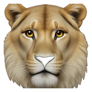 Löwe im Weltall sticker