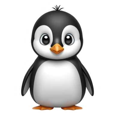 cinematic-noble-baby-penguin-portrait-emoji,-poised-with-an-air-of-innocent-regality,-featuring-soft,-downy-feathers-in-crisp-black-and-white-and-wide,-soulful-eyes,-simplified-yet-sharp-and-sophisticated-features,-highly-detailed,-glow (4) sticker