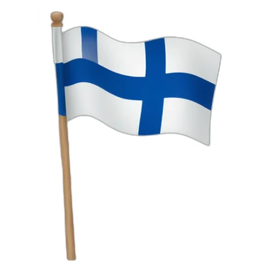 Finland-flag-rou d sticker