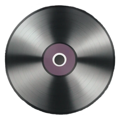a vinyl disk sticker