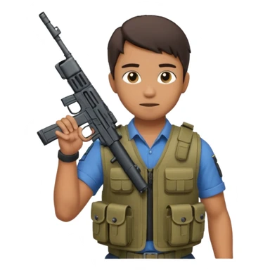 Smg-12 and warden from rainbow six siege sticker