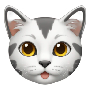 Tricolor cat sticker