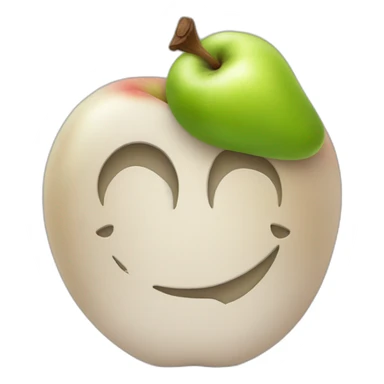 Apfel mit Birne sticker
