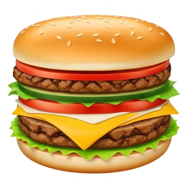 Xi'an Roujiamo Chinese hamburger with meat filling in flatbread, simplified emoji style with bold outlines and bright colors, cartoon style Shaanxi breakfast sandwich sticker