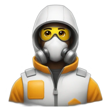 Man in Hazmat Suit form game Rust sticker