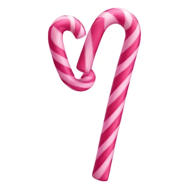 Pink candy canes sticker