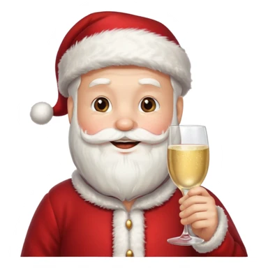 Santa Claus new year sticker