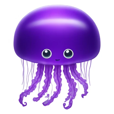 purple jellyfish sticker