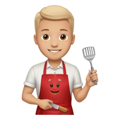 man light skin haciendo parrilla sticker