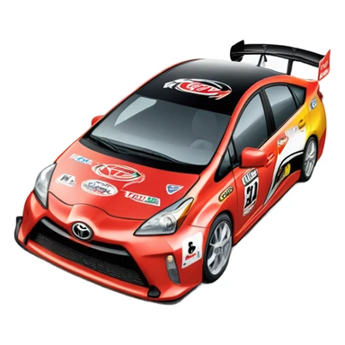 race Prius  sticker