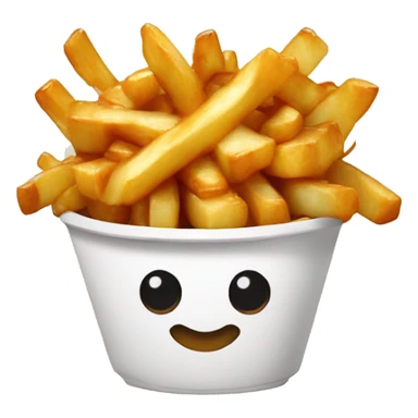 Poutine qui mange de la poutine  sticker