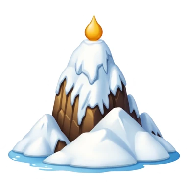 una montana de nieve  sticker